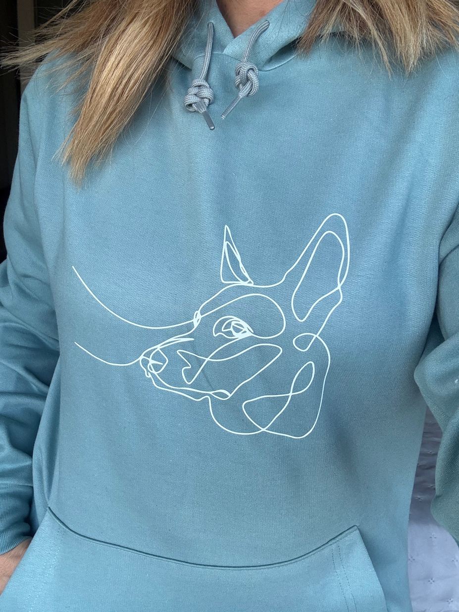 Hoodie Perrito en línea · Azul · Foto 2