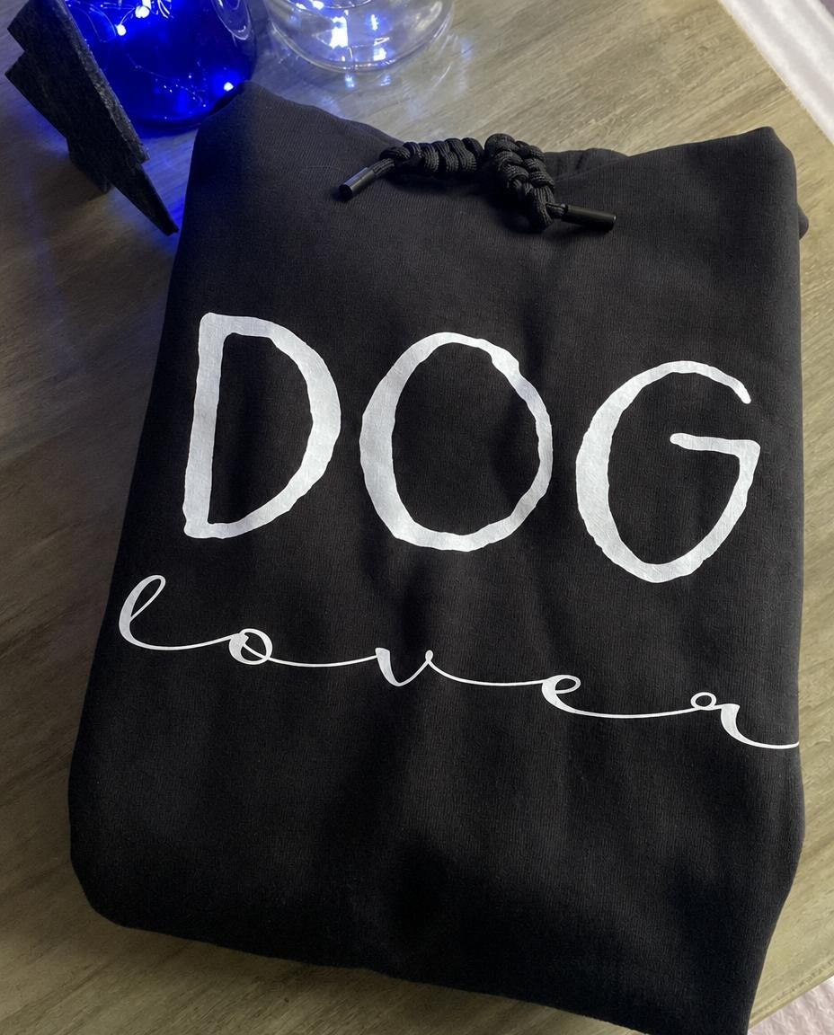Hoodie Dog Lover · Negro · Foto 2